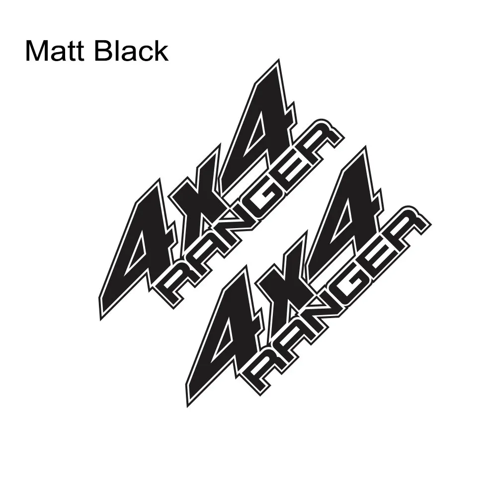 Rear Bed Side Decals - 4x4 Truck Graphic Vinyl Sticker Decor