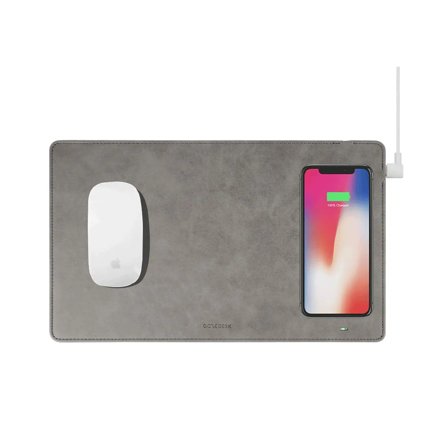 

Wireless Charger PAD Qi Wireless Fast Charging Mouse Pad Mat for iPhone X iPhone 8 Galaxy S8 S9 Plus Samsung Note 8 9