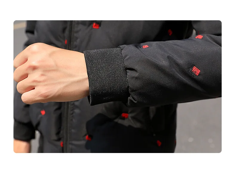 Men Winter New Style Cotton Overcoat Casual Trend Korean-style Winter Handsome Slim Fit Short Cotton Coat Men'S Wear