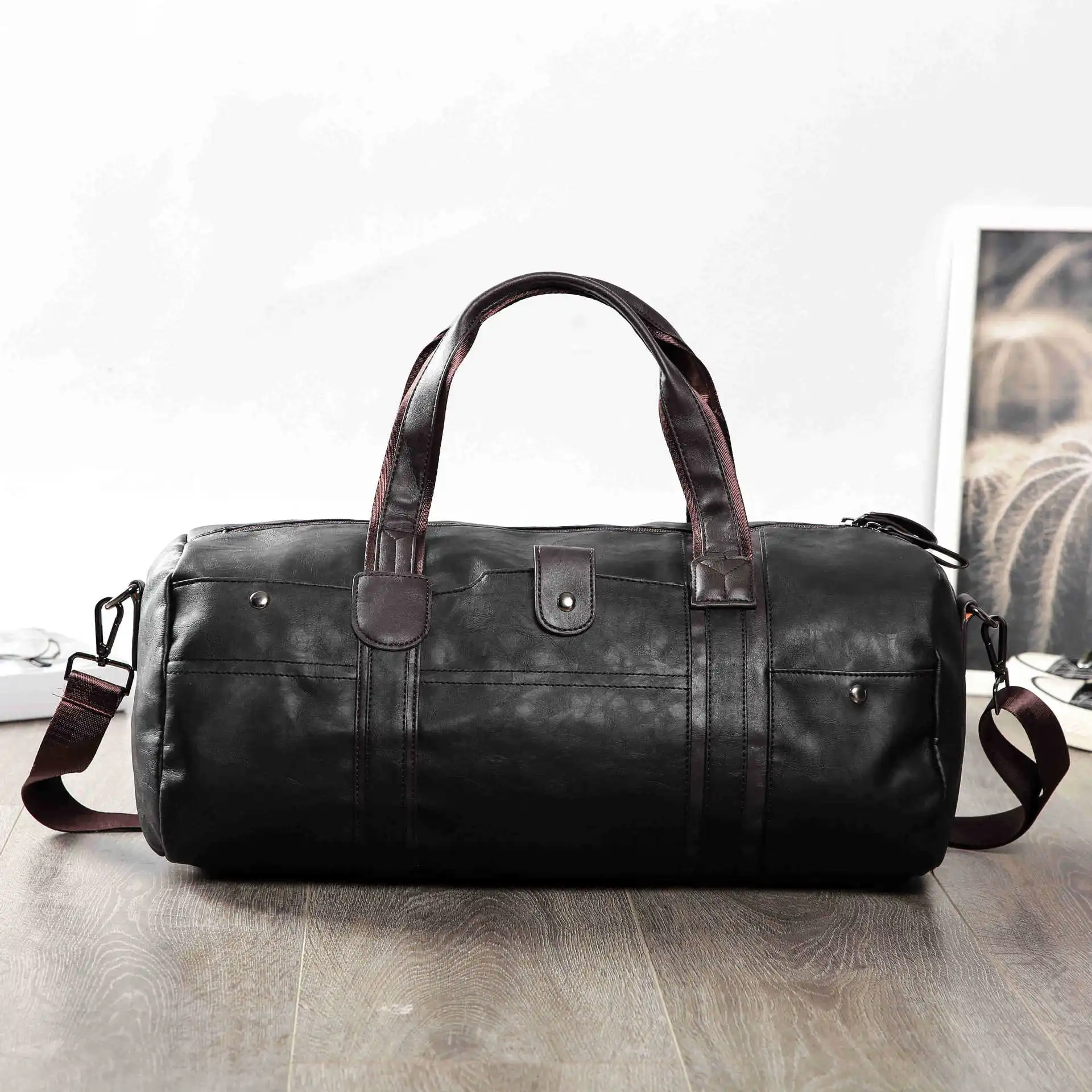 Weekender, масло, воск, кожаные сумки, мужские сумки для путешествий, вещевой мешок, мужские винтажные портативные сумки на плечо, Повседневная сумка на плечо, модная