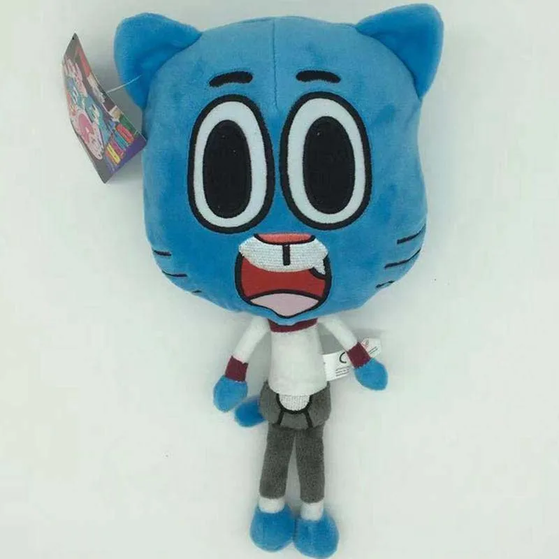 25 см удивительный мир gumbball кошки кролик мягкие животные плюшевые игрушки - Цвет: cats