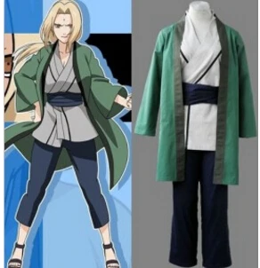 Naruto tsunade косплей, костюм, Япония Аниме боди для Хэллоуина унисекс женскую одежду