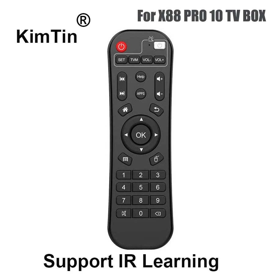 X88 Pro 10 Android 10.0 Tv Box Telecomando Senza Fili Ir E Telecomando Ir Per Transpeed Android 11 Tv Box