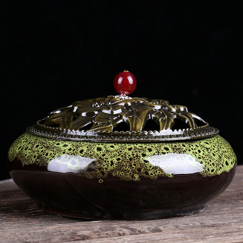 款19大号窑变绿