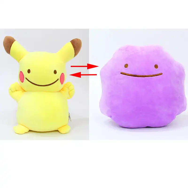 ditto bulbasaur reversible plush