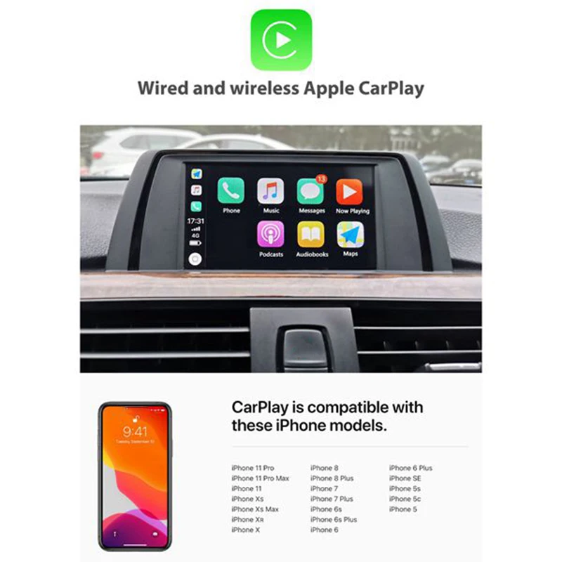 Carlinkit для беспроводной Apple Carplay/ Android Auto/ Mirrorlink/для MiNi/X1/X3/X4/X5/X6 с системой NBT smart