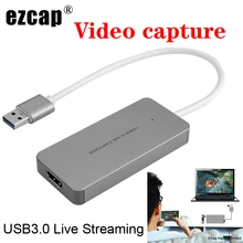Ezcap USB 3,0 HD видео захват игры видео рекордер 1080P Live Sreaming конвертер подключи и играй для xbox One PS3 PS4 WII U