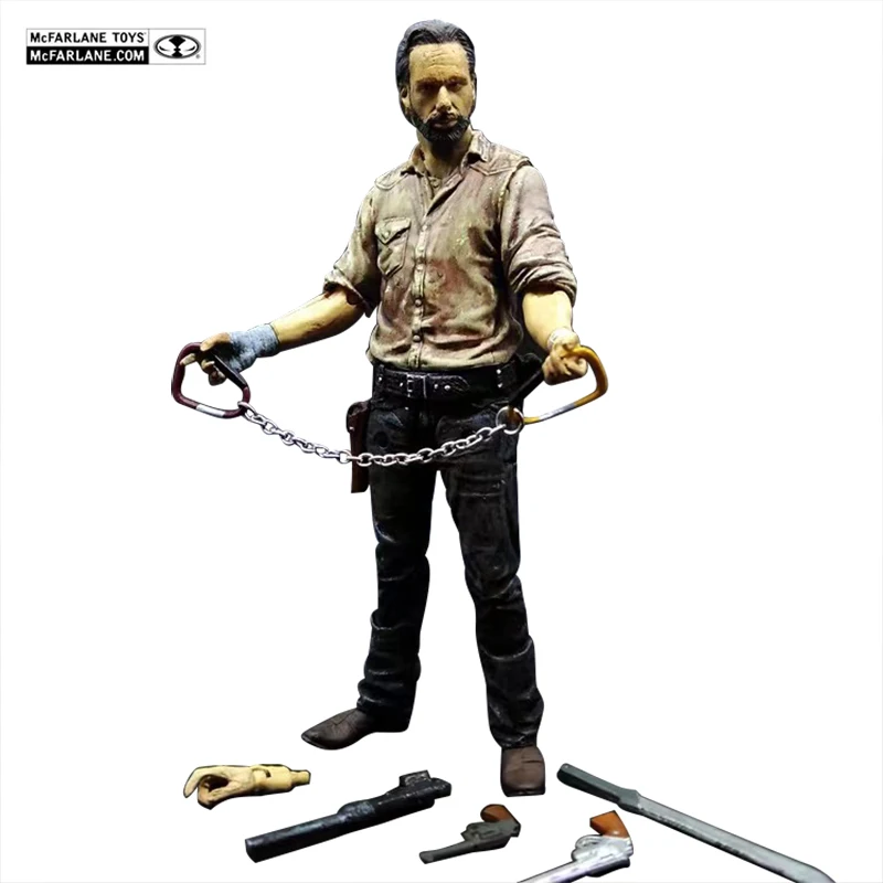 

McFARLANE 5inches(13cm) Action Figure The Walking Dead Rick Anime Collection Movie TV Model For Gift Free Shipping
