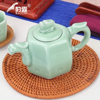 

Longquan celadon teapot tea pot set household ceramic single pot tea pot small tea pot black tea cup tea maker