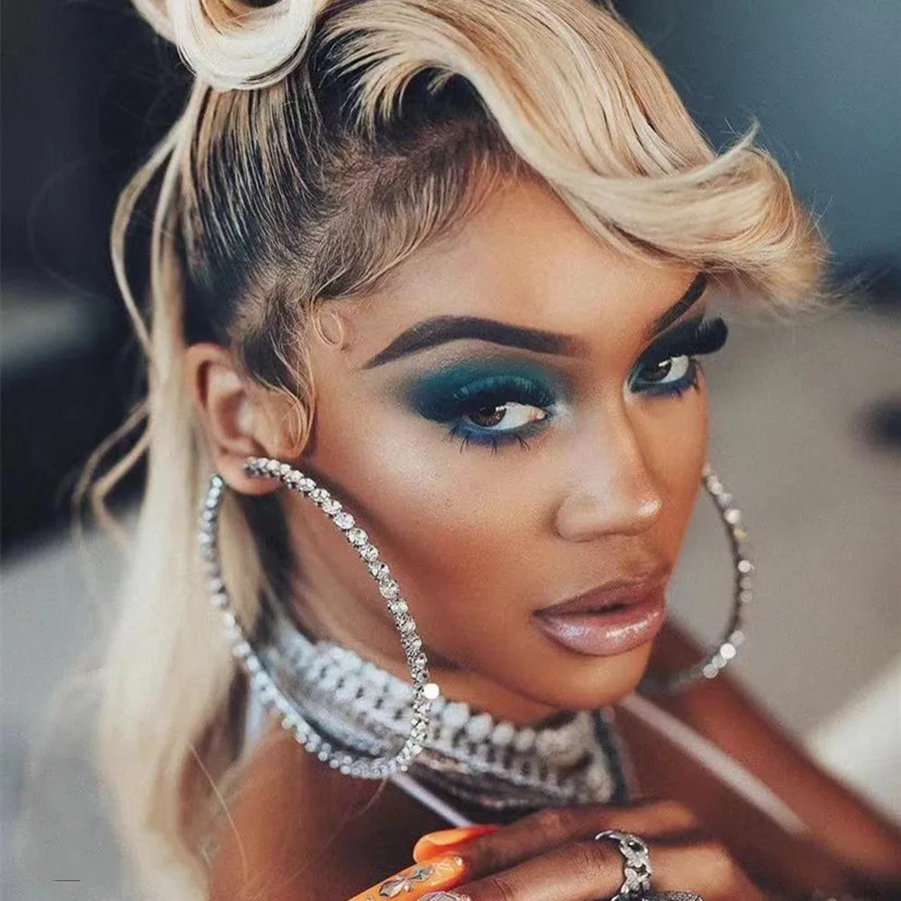 Super Big Circles Hoop Earrings - Image 6