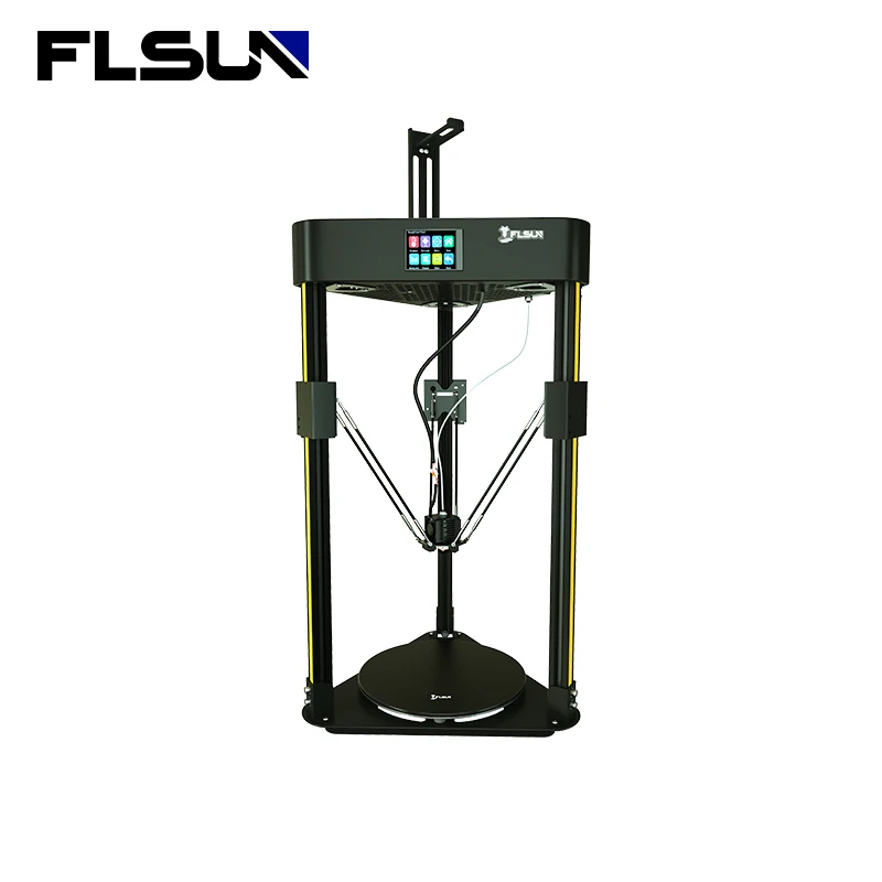 resin printer Flsun Q5 Auto Leveling Print Size 200*200mm Large Kossel 3d Printer 32 Bit TMC 2208 Silent Driver TFT  Touch Screen USB Cable best cheap 3d printer 3D Printers