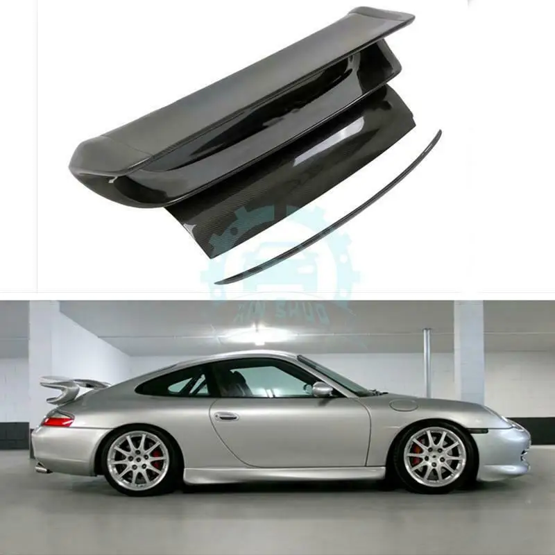 Автозапчасти для Porsche 911 996 задний спойлер из настоящего углеродного