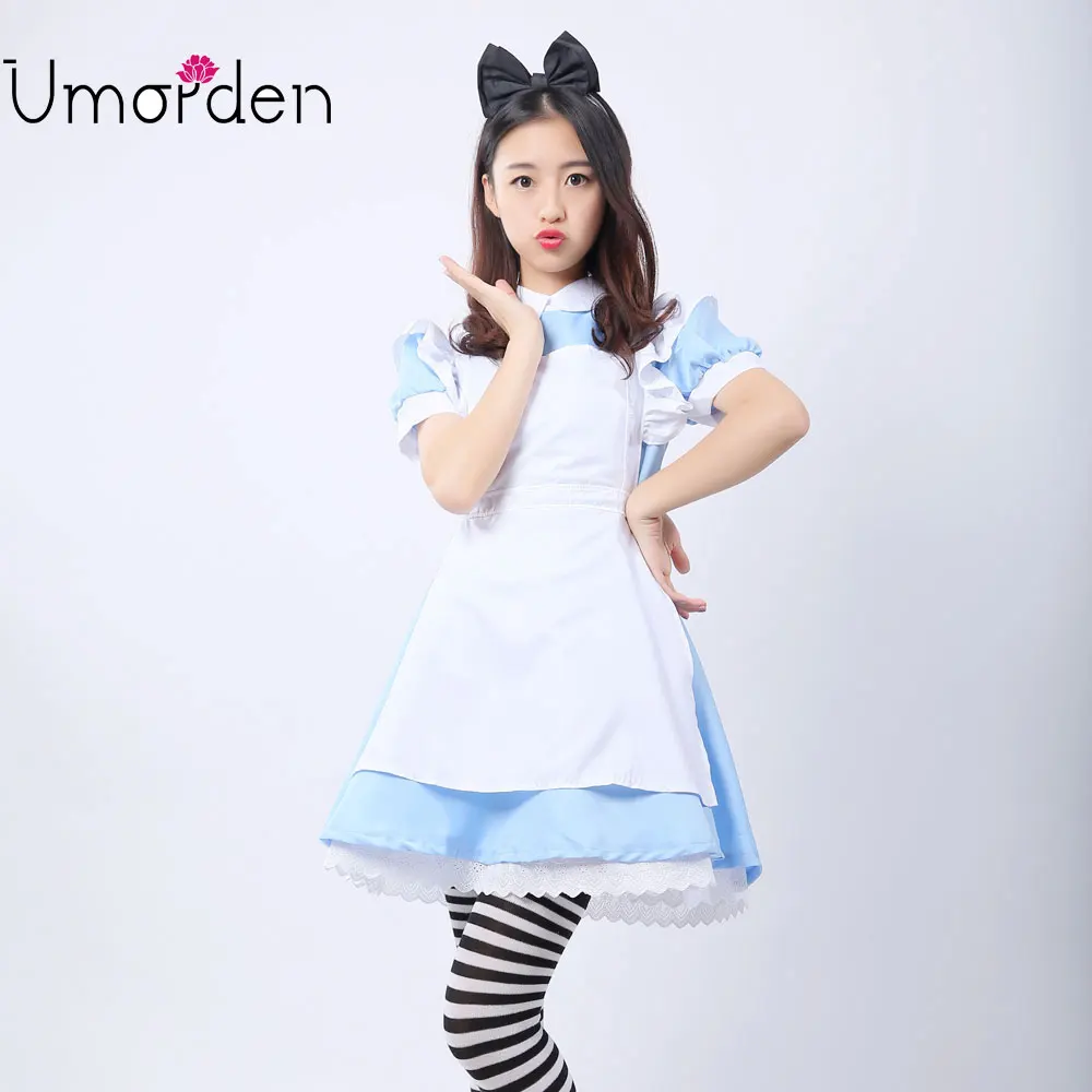 Женский карнавальный костюм Umorden Wonderland вечерние костюмы для косплея на Хэллоуин