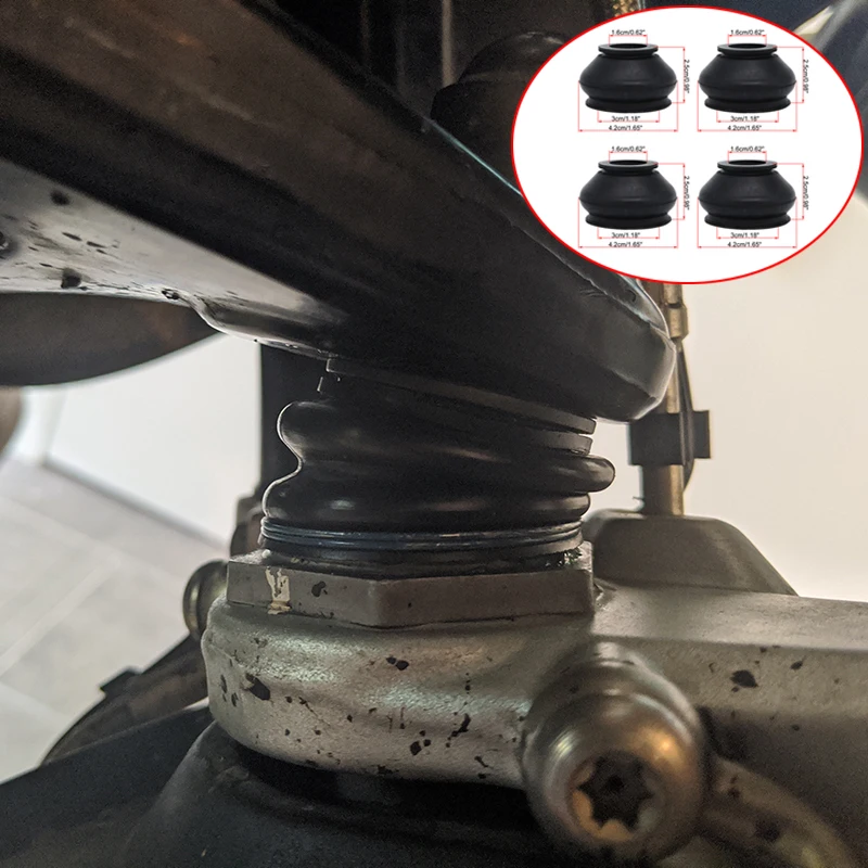 4Pcs 16mm*30mm*25mm*42mm Car Suspension Steering Dust Boot Ball Joint