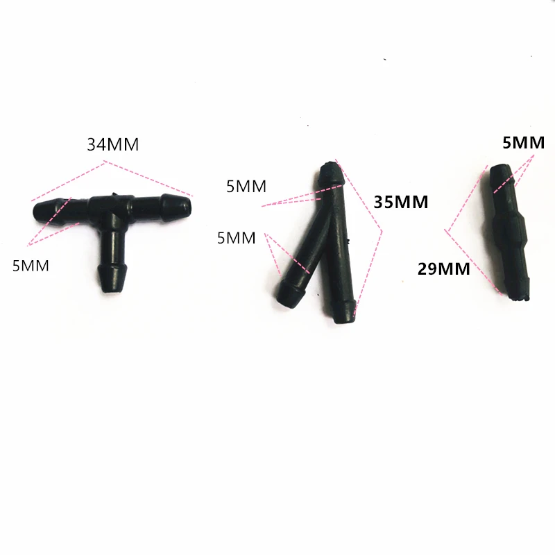 Connettori Per Tubi Flessibili Tergicristallo Auto 18 Pz/Set Per Alfa Romeo 147 156 159 166 Mito Porsche Cayenne Macan 911 Fiat 500