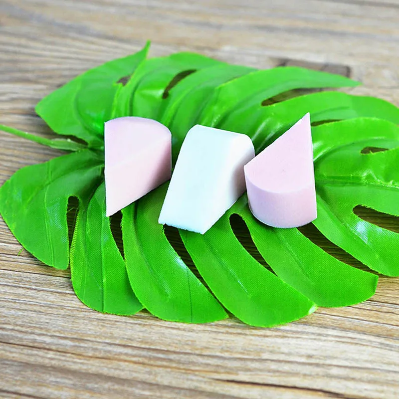 Triangle Puff 8 шт. супер мягкий без порошка Губка Puff 8 Cut одноразовый макияж Губка Puff влажный и сухой спонж инструменты для макияжа