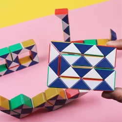 5 pacote arco íris alívio do estresse sensorial fidgets snap cubo torção quebra cabeça quebra cabeças mágicos brinquedos brinquedos festa favores sacos de jogo enchimento