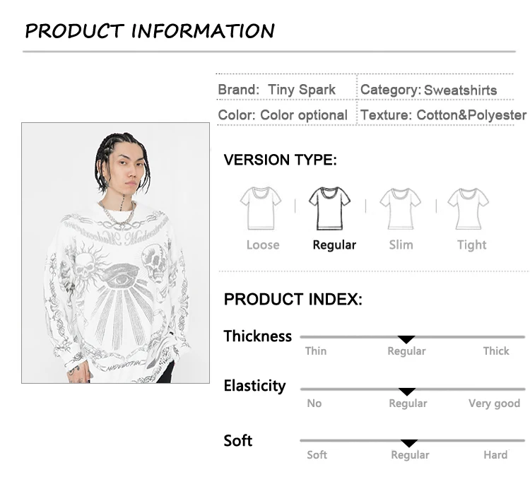 product info of The Eye Graphic Pullover