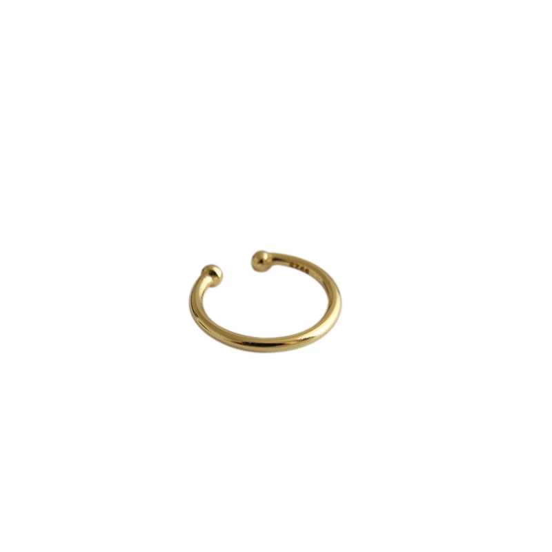 B silver GHIDBK 925 пробы серебряные полые цепи хряща серьги слоистые витые не-пирсинг серебряные серьги маленькие минималистичные ухо манжеты - Окраска металла: B silver