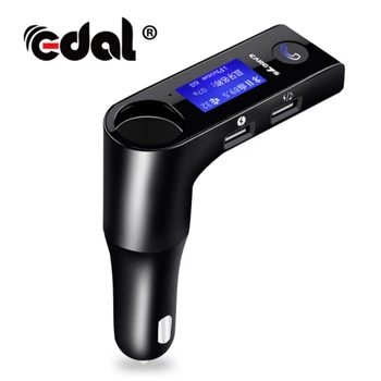 

G7S Bluetooth Car Kit Handsfree FM Transmitter A2DP Car MP3 Player Dual USB Mobile Phone Chargers