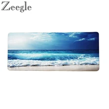 Zeegle Коврик для двери фланелевый кухонный коврик впитывающий напольный коврик для гостиной нескользящий коврик для ванной комнаты коврик для спальни прикроватный коврик для ног