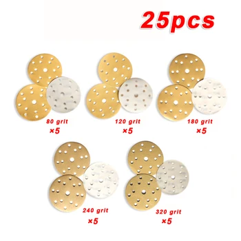 

25pcs Sanding Paper 80 120 180 240 320 Grit Polishing Woodworking Particleboard Soft Metals Abrasive Tools