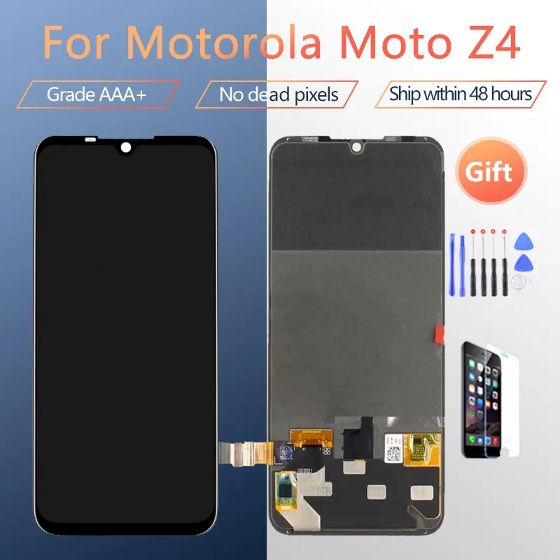 Оригинальный 6 4 ''ЖК-дисплей для Motorola Moto Z4 сенсорный экран дигитайзер в сборе