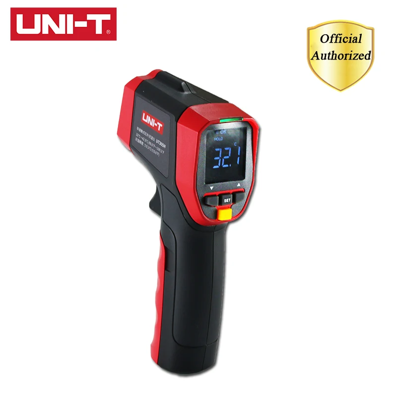 

UNI-T UT305H Infrared Thermometer High Temperature LED Alarm TN Screen Display