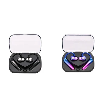 

New TWS Wireless Earbuds V5.0 Bluetooth Earphone IPX7 Waterproof Headset Deep Bass Stereo Sound Sport Headphones for Phone