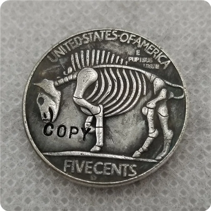 Хобо никель Coin_Type# 61_1936-D с гравировкой в виде американского бизона из никеля копии монет памятные монеты коллекционные