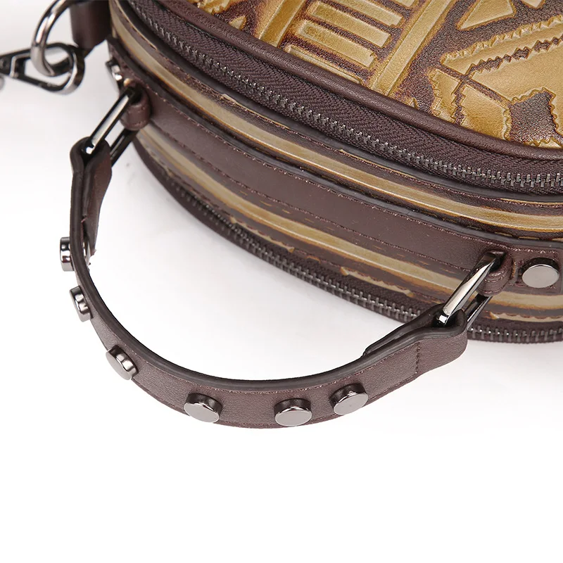 

New Style Europe And America Retro Hand-rub Color Handbag WOMEN'S Bag Versatile Shoulder Bag Bag Shoulder Bag