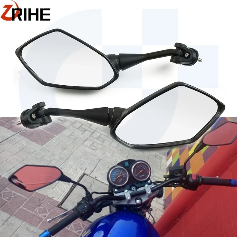 Universal Moto Mirrors Adjustable Sportbike Rear View Mirror For Honda CBR600 F4i MSX125 PCX 125 150 yamaha MT 07 09 YZF 600 | Автомобили