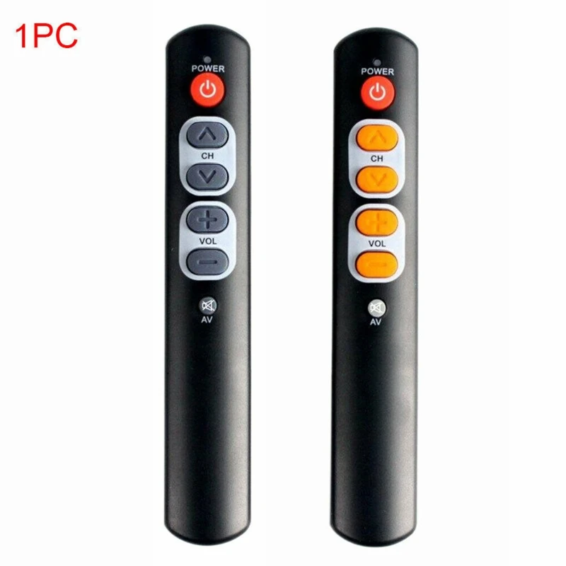 Home 6 Keys Compact and clear Remote Controller Accessories Programmable Universal ABS Smart Learning for elderly people - 5