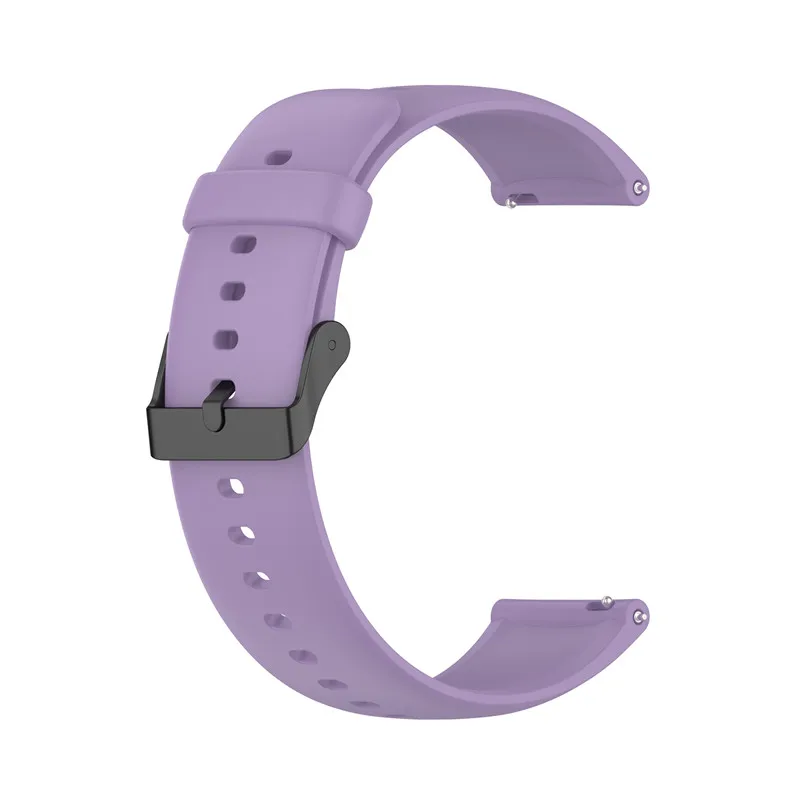 20mm 22mm Silicone watch strap For Samsung Gear S3/Active2/Huawei GT2 /Amazfit bip/Fossil Q/POLAR ignite Vantage M2 wristband