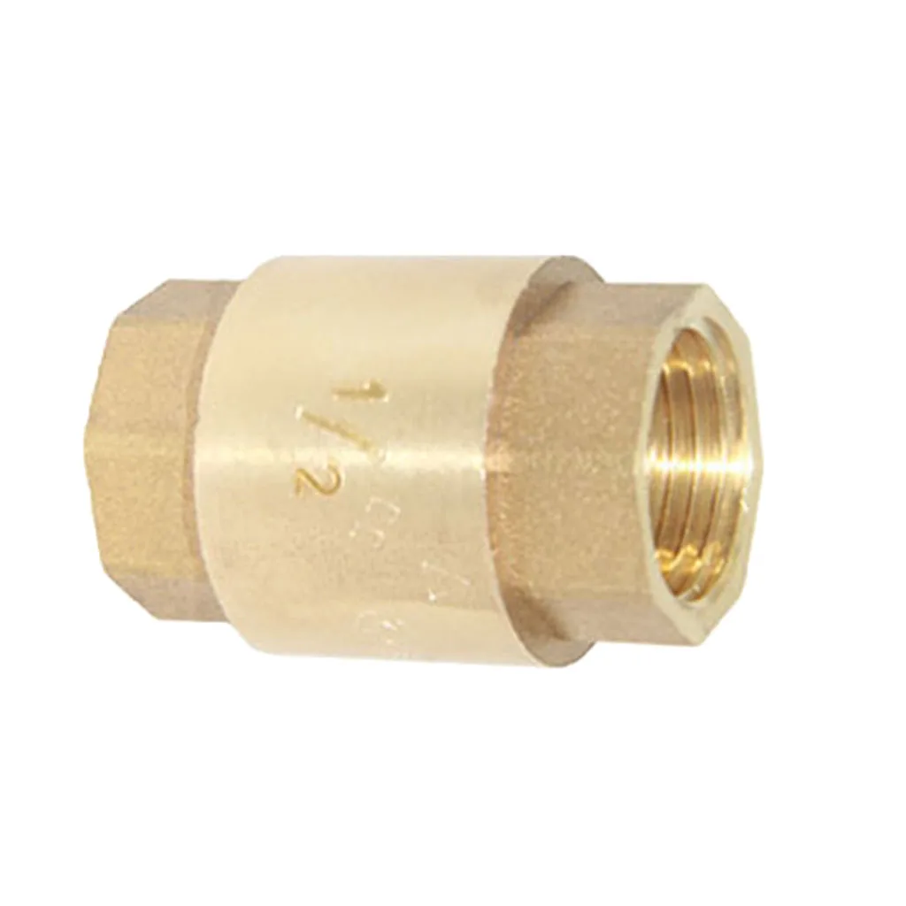 1/2'' NPT Brass Internal Threaded Air Compressor Check Valve Spring Vertical Check Valve Non Retrun Valve 1/2'' NPT Brass Internal Threaded Air Compressor Check Valve Spring Vertical Check Valve Non Retrun Valve
