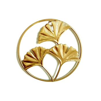 

Light Luxury Golden Three-dimensional Leaf Wall Hanging Background Wall Iron Decorative Painting High-grade Household Items