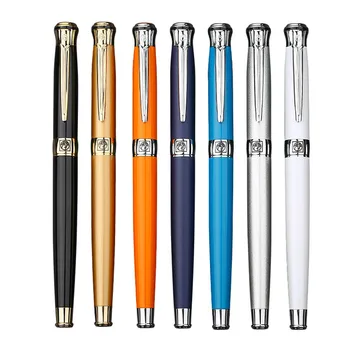 

Picasso 903 Luxury Metal Golden Signature Ballpoint Pens for Business Writing Office School Supplies Stationery gift box