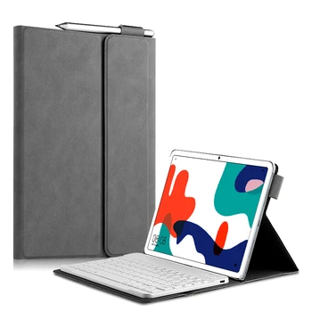

Wireless Bluetooth keyboard Case For Huawei Mate pad Matepad 10.4 BAH3-W09 BAH3-AL00 Magnetic Cover PU Leather ABS Stand Funda