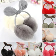 Милый Бант, яркие цвета, корейский стиль, сохраняющий тепло, для студентов, трендовые, повседневные, для девочек, зимние принадлежности, универсальные, плюшевые, женские наушники