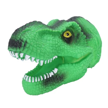 

Soft Vinyl Pvc Dinosaur Hand Puppet Animal Head Hand Puppet Figure Toys Gloves Children Toy Model Gift