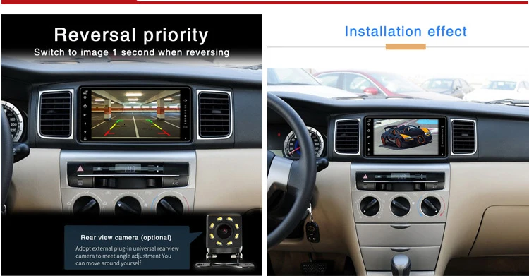 Flash Deal Android 8.1 Car Radio for TOYOTA COROLLA Camry Land Cruiser HILUX PRADO RAV4 Quad Core wifi Bluetooth video audio Multimedia 2