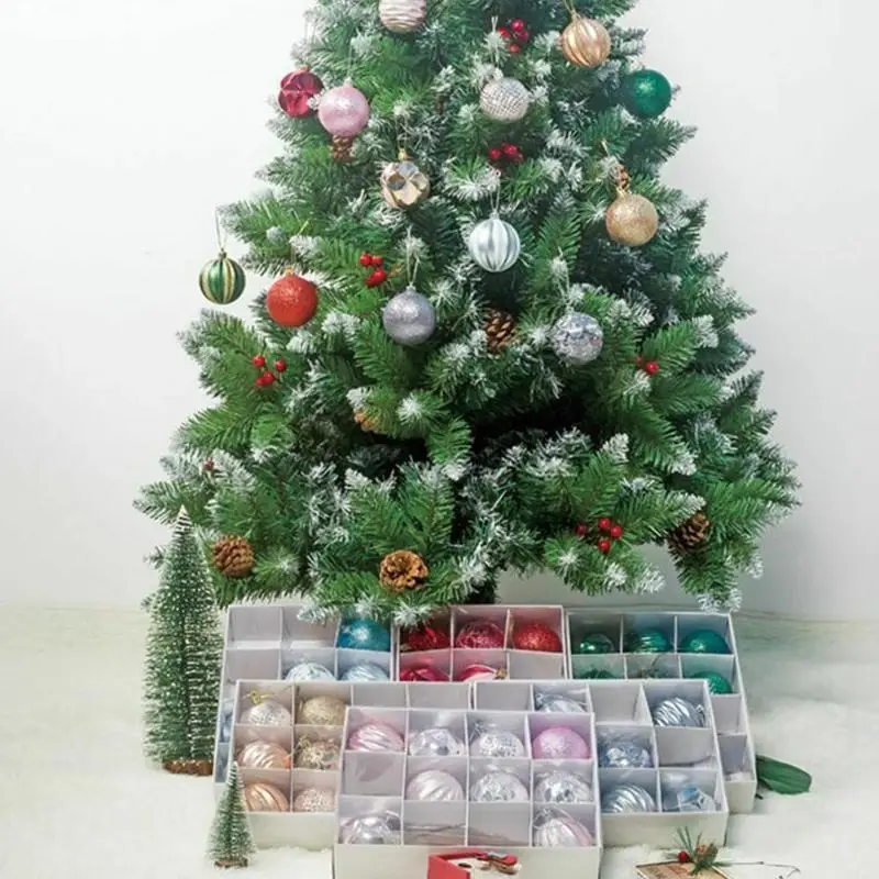 

Christmas Christmas Ball 6cm Christmas Tree Decoration Ball 12 Boxed Display Ball Christmas Tree Pendant Foam Balls Ornament