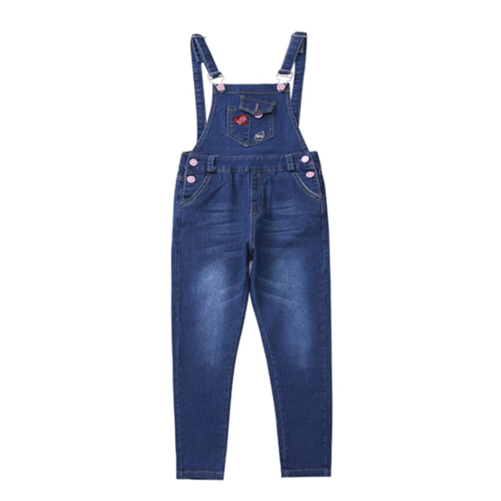 blue jean overall pants