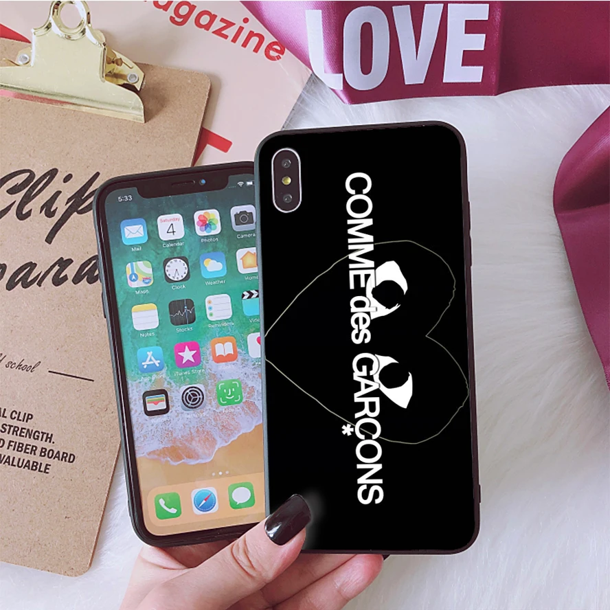 Любовь Игра CDG как мальчики чехол для телефона чехол для Apple iPhone 8 7 6 6S Plus X XS MAX 5 5S SE XR 11pro max