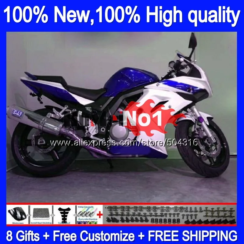 SV650S для SUZUKI SV1000S SV1000 SV650 S 26MC. 106 белого и синего цвета SV 650 S 1000 2009 2010 2011 2012 2013 08 09, 10, 11, 12, 13 лет, обтекатели