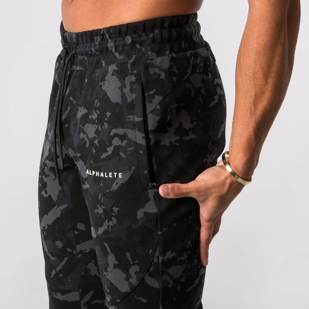 Мужские спортивные штаны ALPHALETE брендовые для бега тренировок фитнеса хлопковые