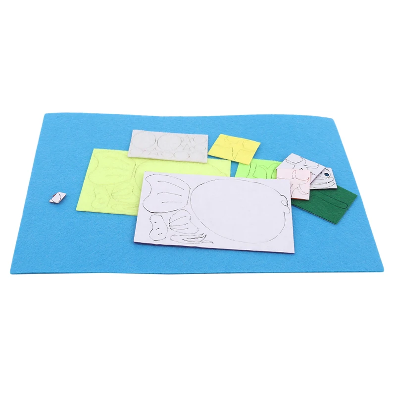 DIY Felt Package Handmade Non-woven Material Paste Painting Stickers Toy Children Early Education Gift Scrapbook Decoration
