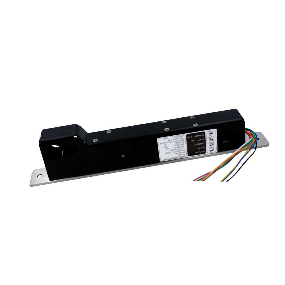 DC 12V Fail Secure Bolt Lock With Mort Lock Cylinder Mechanical key locking Drop