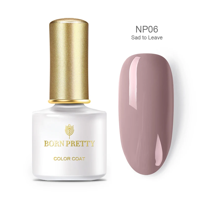 BORN PRETTY Гель-лак для ногтей красный кофе фиолетовый серый замочить от УФ светодиодный Гель-лак Полупостоянный дизайн ногтей геллак 6 мл для DIY Советы - Цвет: NP06