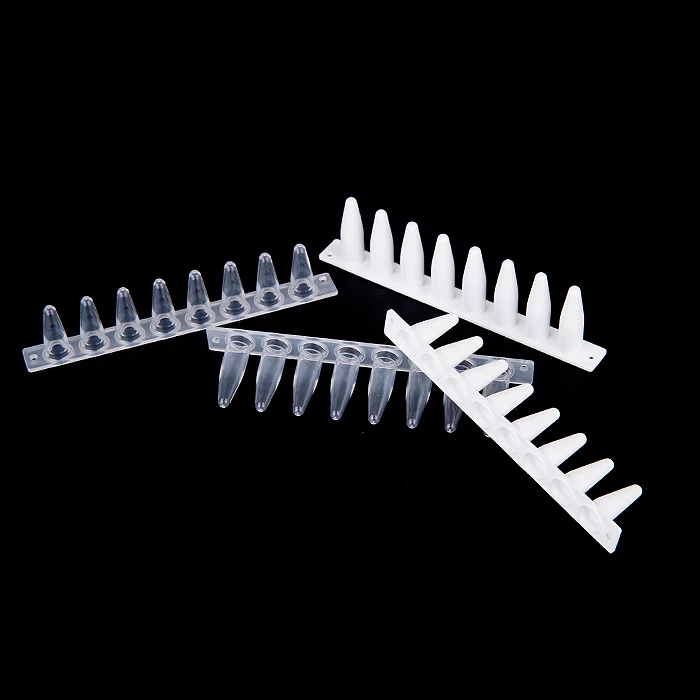 

pcr eight-connected tube 8 row tube PCR Centrifuge Tube Plastic microcentrifuge tube sample tube PCR tube tubes